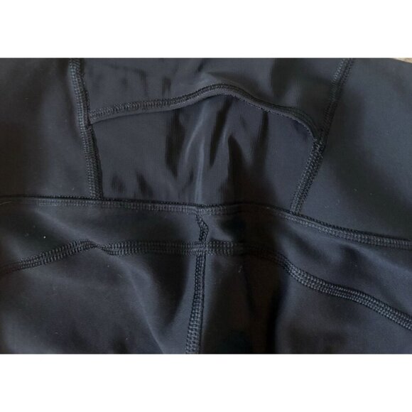 Athleta XS PETITE High Rise Mesh 7/8 Tight Leggings Reflective Black - Picture 3 of 6